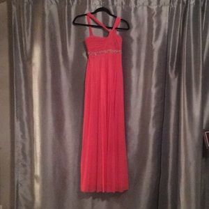 Pink prom dress